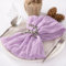 MLMC Lot de 60 serviettes en étamine réutilisables de style bohème pour mariage, fête prénatale, événements, décoration de table - Lilas et violet - 53,3 x 53,3 cm