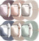Maledan Lote de 6 Correas Trenzado Compatibles con Correa Apple Watch 40mm 41mm 38mm 42mm Mujer Hombre, Correa Deportiva Elástica de Nylon para Correa iWatch SE Series 10 9 8 7 6 5 4 3 2 1 Ultra