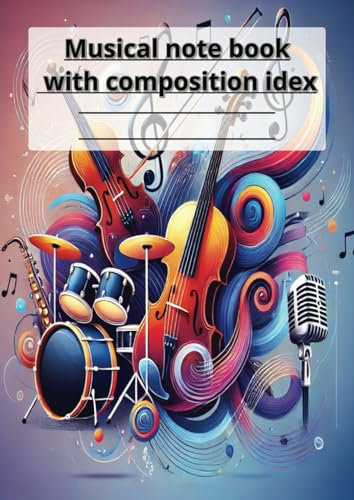 Musical note book: with composition idex