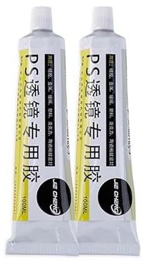 Allisway Pegamento para Laminas de Acrilico, Pegamento para Plastico, Soldadura en Frio, Adecuado para ABS, ASA, SAN, PS, Manualidades DIY, Impermeable y a Prueba de Humedad, Transparente, 100ml