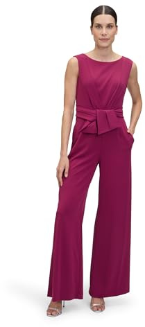 Vera Mont Damen Jumpsuit mit weitem Bein 44, Sweet Berry