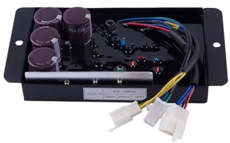 EDXFICDQ Generador de Gasolina de 380 V, 8,5-18 kW, AVR, 10 Cables, estabilizador de Potencia trifásico, regulador automático de Voltaje.