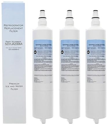 Filtro For Acqua For Frigorifero E Purificatore D'acqua Domestico, Compatibile Con LG, LT600P, 5231JA2005A, 5231JA2006, 3 Pezzi/lotto
