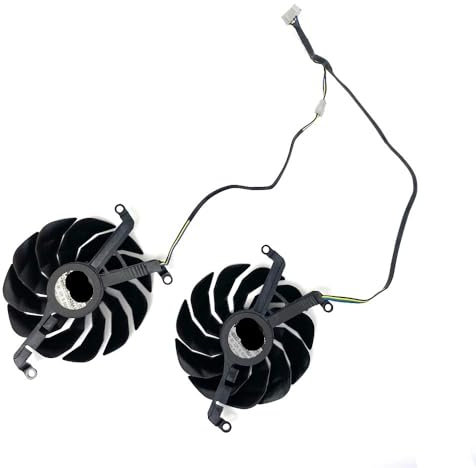 Parte di raffreddamento del computer Ventola di raffreddamento 95mm 5pin T129215SU for ventole for schede video RTX 3060 3070 3080 3090 Ti(2pcs)