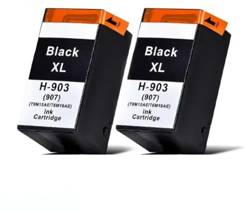 ForgeCore Tintenpatrone kompatibel mit Officejet Pro 6960 6961 6963 6964 6965 6966 6968 6970 6971 Drucker(2BK)