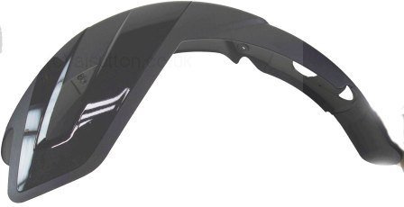 Kotflügel links Piaggio Schutzblech, schwarz, XN2 nero cosmo/vulcano / 98/A für MP3 Yourban, 66700400XN2