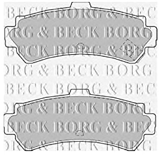 Borg & Beck BBP1552 Brake Pads To Fit Nissan Almera +ABS 10/95-97