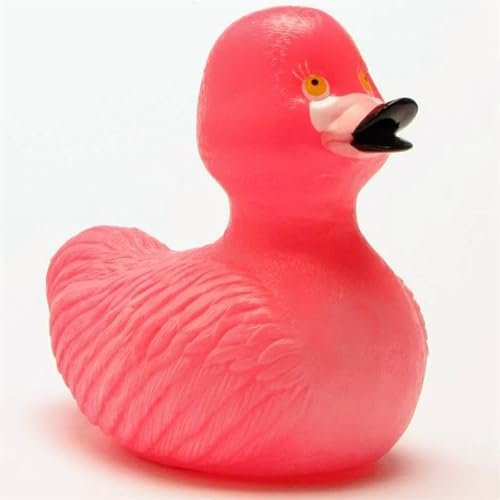 Badeente Rubba Duck - Feather - Flamingo I Gummiente