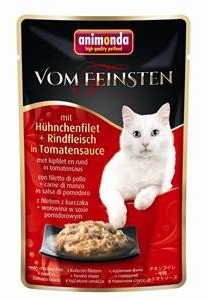 Animonda vom Feinsten mit Hühnchenfilet & Rindfleisch in Tomatensauce 50g