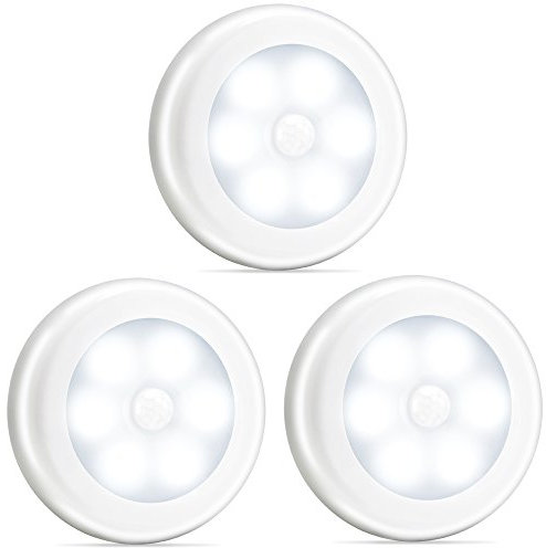 NOVELTY PLACE Super Bright LED Sensor Light Wireless Battery Operated Durable Sensor Night Light for Indoor and Outdoor Use