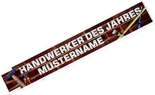Zollstock Handwerker des Jahres Meterstab 2m Geschenk mit Namen jetzt selbst personalisieren