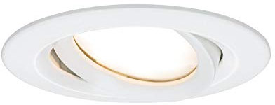 Paulmann 936.81 Einbauleuchte LED Nova Plus rund 1x6,8W Weiß matt schwenkbar dimmbar IP44 spritzwassergeschützt