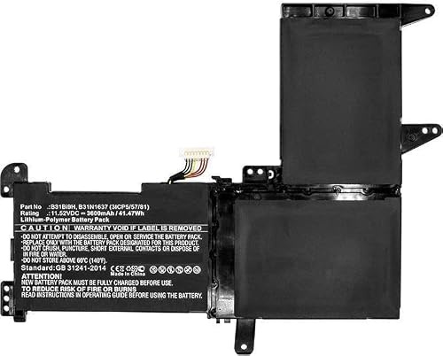 CoreParts Laptop Battery for Asus 41.04Wh 11.4V 3600mAh 41Wh, MBXAS-BA0024