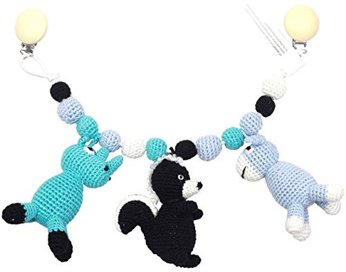 natureZOO Kinderwagenkette (Nashorn, Stinktier und Esel)