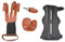 SHARROW Bogenschießen Armschutz Leder Fingerschutz Fingertab Handschuhe Daumenring Schutz Schießhandschuhe Schutzausrüstung für Recurve Bogen Langbogen