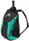 HEAD Unisex-Erwachsene Tour Team Backpack Tennistasche, schwarz/türkis, Einheitsgröße