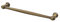Decoranddecor Antique Brass Copper Silver Matt Black Pewter Door Pull Handle Kitchen Cupboard Cabinet Drawer Pull (224mm Hole Center, Antique Brass)