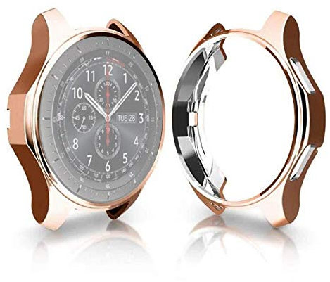 Yun Custodia Antiurto Placcato TPU AYD per Samsung Gear S3 Frontier SmartWatch 46mm (Color : Rose Gold)