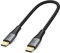 CableCreation Kurzes USB C auf USB C Kabel 25cm, USB Typ C Schnellladekabel, Doppelt geflochtene Außenseite Kompatibel mit Z Fold 4/3, Z Flip 4/3, Galaxy S22 Ultra S22 S21 S20, MacBook, iPad Mini/Pro