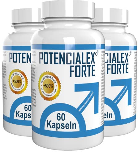 Potencialex Forte 180 cápsulas (3x 60 cápsulas) - Paquete de 3 unidades