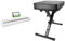 Alesis Recital - E Piano 88 Tasten für Einsteiger mit Halbgewichteten Volle Größe Klavier & RockJam Premium Adjustable Padded Keyboard Bench or Digital Piano Stool, Regulär