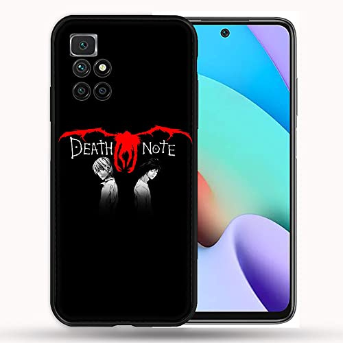 Cokitec Schutzhülle für Xiaomi Redmi 10 Manga Death Note, Schwarz