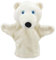 The Puppet Company - Meine erste Weihnachtspuppe - Eisbär-Handpuppe - Geeignet ab Geburt - PC003828, Weiß