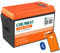 12V 200Ah Batterie LifePo4, batterie rechargeable LiFePO4 avec fonction BMS et Bluetooth pour camping-cars, systèmes hors réseau, bateaux, caravanes, énergie solaire