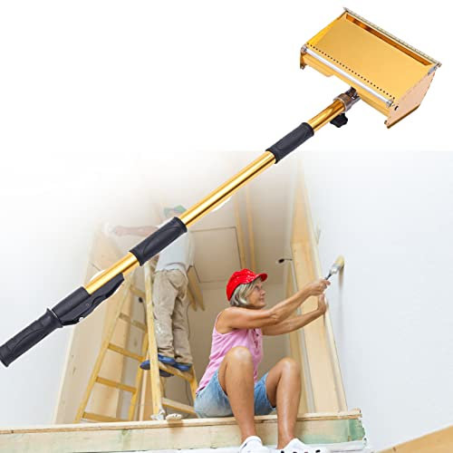JINTAOMA Trockenbau-Flachbox, 10 Zoll Breit, Schnell Zu Reinigen, Mit Einer Um 120 ° Verstellbaren Finishing-Box, Professionellem Spachtel-Wandplatten-Gipskarton-Finishing-Box-Griff