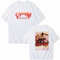 Kinsea T-Shirt for Men Short Sleeve Round Neck Summer, Chainsaw Man Manga Tshirt Y2K Style Denji Print Tees Tops Casual, Gifts for Fans-White||S
