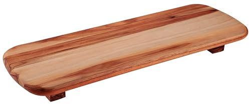 Tramontina - Planche avec pieds. 50x1,8x5,6cm. Bois de teck