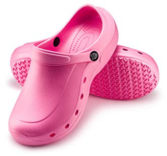 ESTRO Sabots Homme Clogs Femme - Unisexe Sabot Jardin Femme Sabot Plastique Homme Sabots de Jardin Léger Gomme F92 (37, Rose)