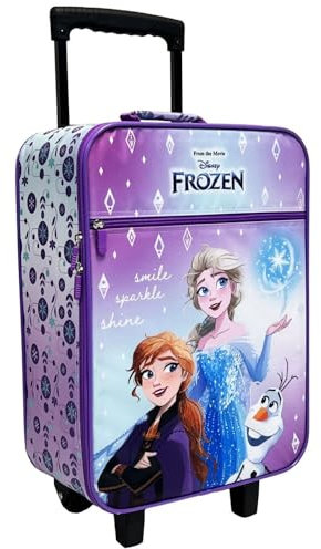 Coriex Frozen Koffer für Kinder Trolley Handgepäck Reisetasche für Kinder Trolley für die Schule, mehrfarbig, Piccola