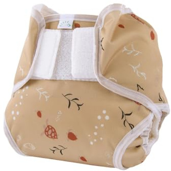 Popolini Popowarp atmungsaktive Überhose, geeignet für alle Saugwindeln. (M - 5-10 kg, Turtle Bay)