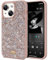 BEZ Case for iPhone 15 Case, with Bling & Co. Series, Sparkle Diamond Crystal Bling Case Cover Compatible with iPhone 15, Glitter, Tuscan Beige