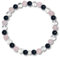Majas Perlen Armband Achtsamkeit Bergkristall Turmalin Rosenquarz echt 6mm mit 925er Sterling Silber Gold Roségold 5mm facettiert - Handmade Perlenarmband - Spiritueller Schmuck Unisex