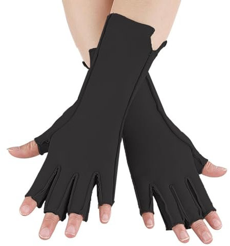 Handkompressionshandschuhe - Gelenkunterstützungs-Schreibhandschuhe | Arthitis-Handschuhe für Rheuma | Karpaltunnel-Handschuhe | atmungsaktive Karpaltunnel-Kompressionshandschuhe | fingerloses Design