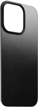 NOMAD - Magnetic Leather Back- iPhone 16 Pro Max | Black | Horween | MagSafe