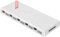 YAODHAOD 20 porte ARGB PWM HUB, controller RGB 12 V, 5 V, 2 in 1, hub della ventola integrato, controllo digitale dell'illuminazione e velocità della ventola (bianco)
