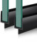 Mai & Mai Joint Porte Noir en PVC 60cm pour Paroi de Douche Joint d'étanchéité pour Verre 6mm Joint Inférieur Design S018