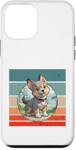 Cucciolo svedese Vallhund allegro animale domestico alberi Custodia per iPhone 12 mini