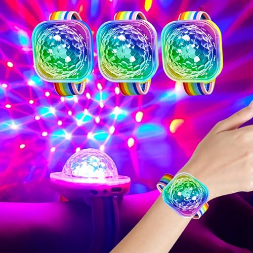 3 Stück Mini Discokugel Licht, Mini Discolicht Partylicht, Disco Lichter Led Party Lights, Mini Discokugel Partylichter, Mini-Disco-Lichter Mit Saugnapf Für Alle Partys Und Autoinnendekoration