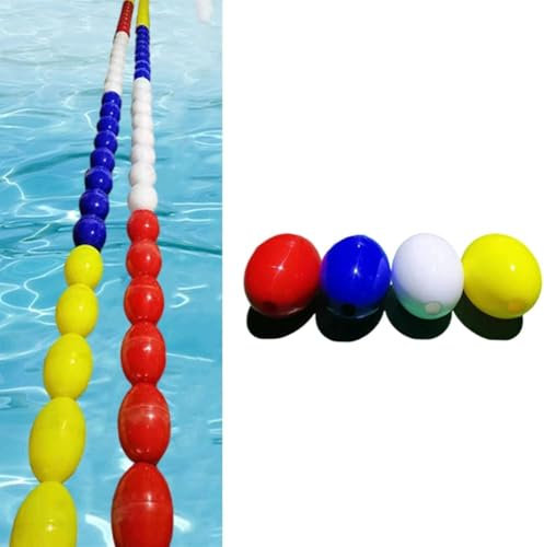 Cuerda de carril para piscina con flotadores para una visibilidad efectiva, kits de boya de división de piscina al aire libre