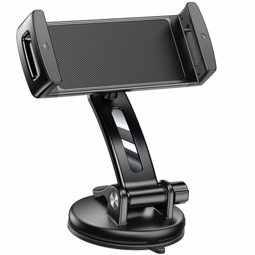 LLINthy Windshield Car Tablet Mount Heavy Duty Window Dashboard Holder Powerful Suction Mount For 4.7-12inch Phone Car Tablet Holder