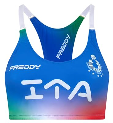 FREDDY - Top Donna Beach Volley Nazionale Italia 2025/26, 78% Poliestere 22% Elastan