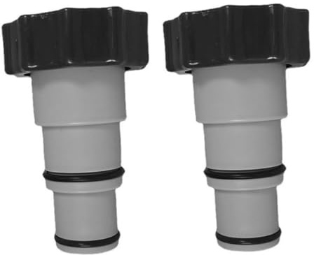 Alasum 2 pièces Adaptateur Pompe Piscine à Type Lot pour Filtre et Tuyau Flexible Conversion pour Accessoires Pompe Piscine Sol