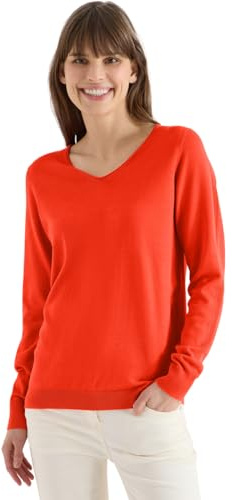 Cecil Basic Pullover Cherry Tomato orange S