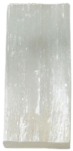LIFKICH Piastra di Ricarica in Selenite Naturale Piattina Minerale Superficie Lucidata per Ambienti Interni e Collezionisti