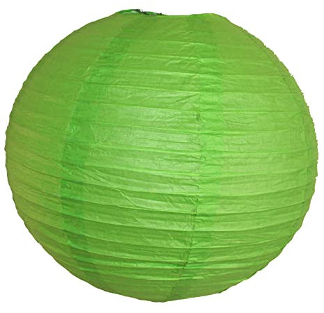 AAF Nommel®, 512, Lampion 1 Stk. Papier grün unifarben japanisch rund Durchmesser 30 cm