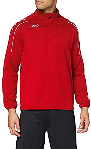 JAKO Herren Ziptop Classico, Rot, M